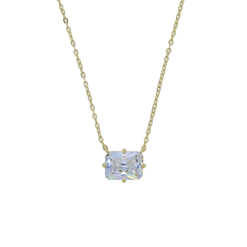 Big Geometric Tear Drop Colorful Necklace