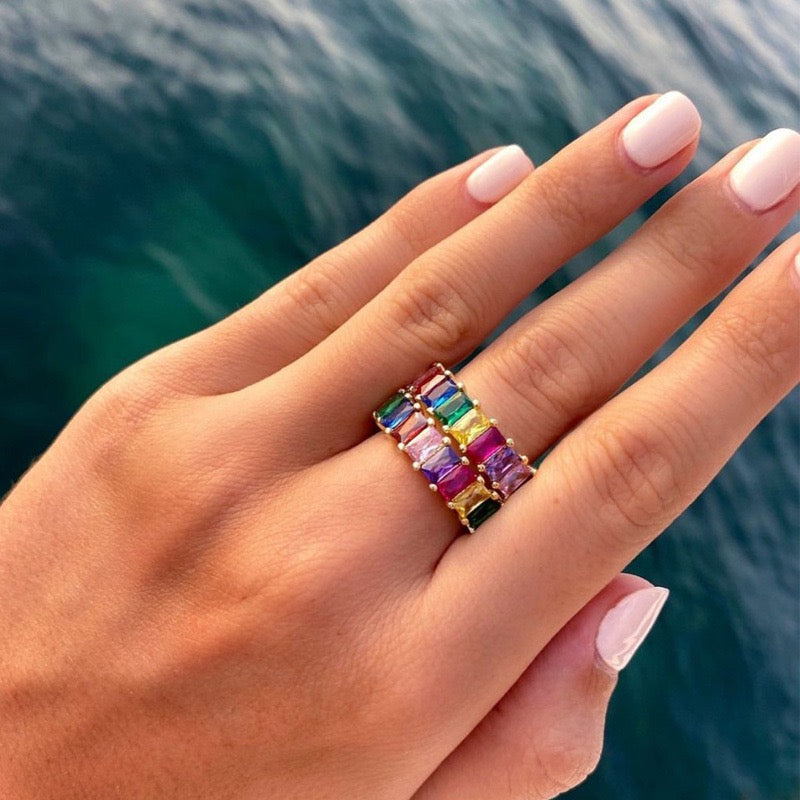 Colorful Jewelry Rings