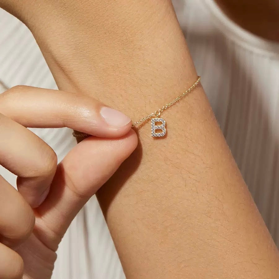 26 Letters Tiny Initial Bracelet