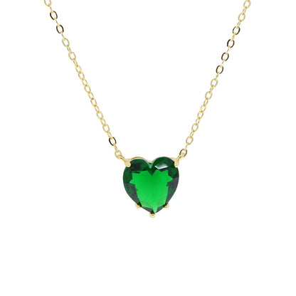 Big Geometric Tear Drop Colorful Necklace