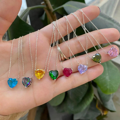 Big Geometric Tear Drop Colorful Necklace