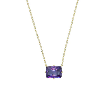 Big Geometric Tear Drop Colorful Necklace