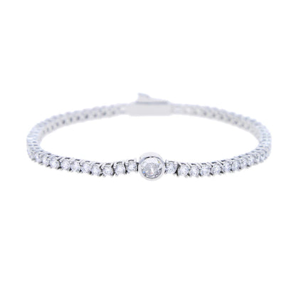 Geometric Tennis Bracelet