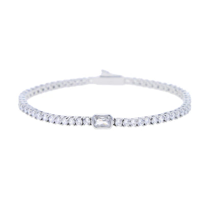 Geometric Tennis Bracelet