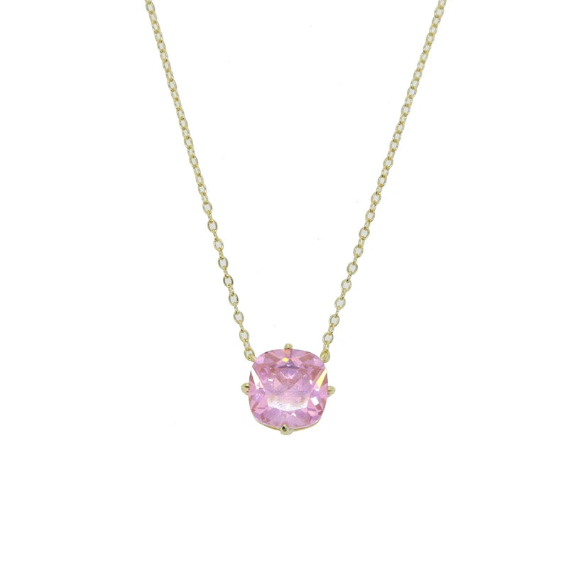 Big Geometric Tear Drop Colorful Necklace