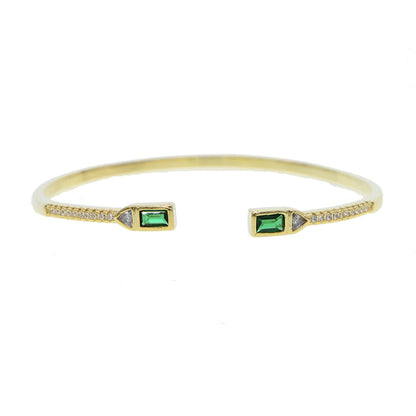 Color Open Cuff Bangle Bracelet