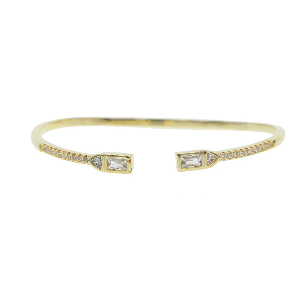 Color Open Cuff Bangle Bracelet
