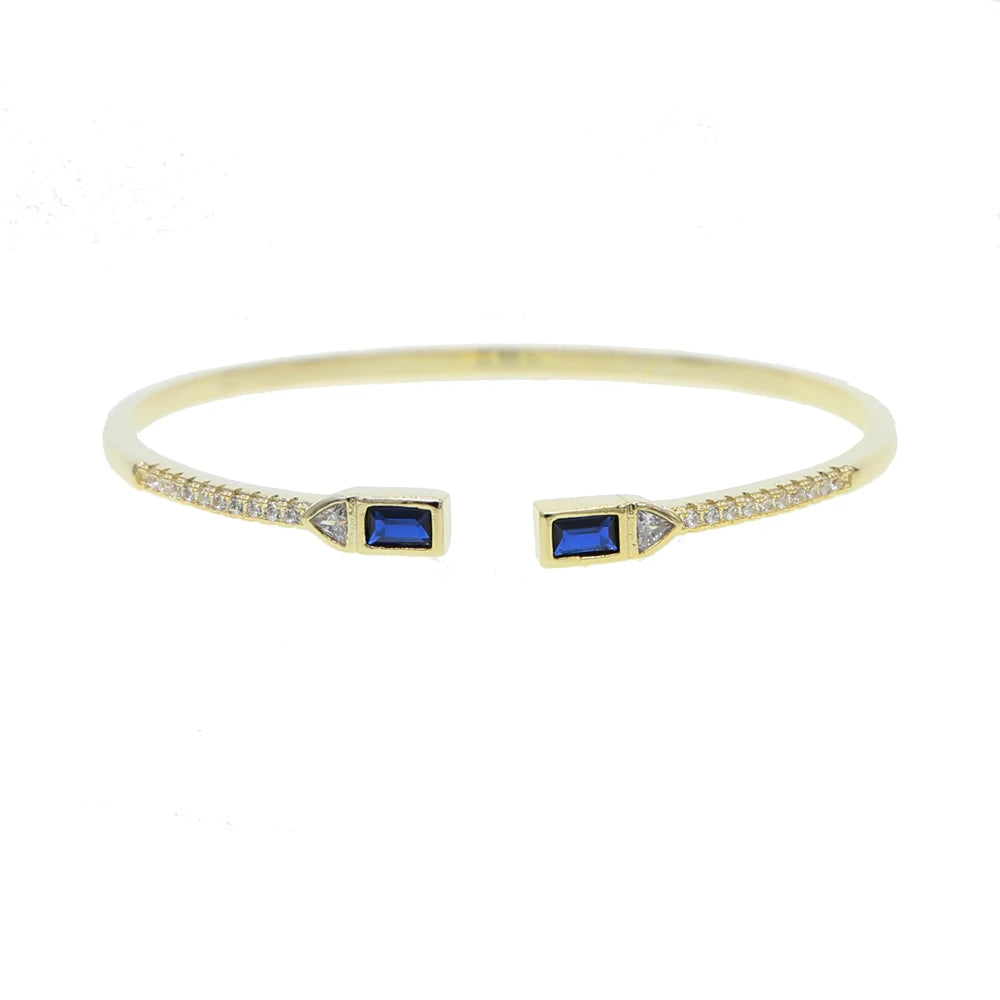 Color Open Cuff Bangle Bracelet