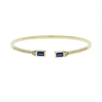 Color Open Cuff Bangle Bracelet