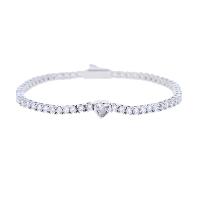 Geometric Tennis Bracelet