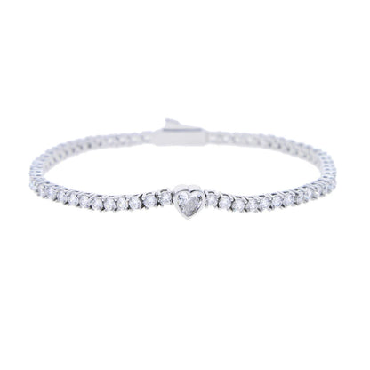 Geometric Tennis Bracelet