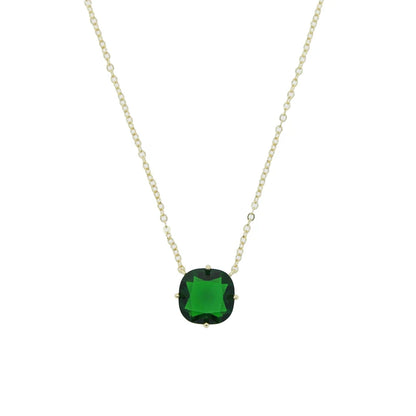 Big Geometric Tear Drop Colorful Necklace