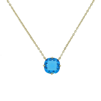 Big Geometric Tear Drop Colorful Necklace