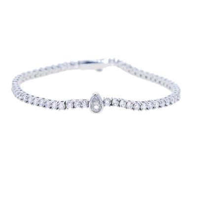 Geometric Tennis Bracelet