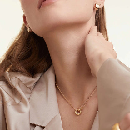 Classic Two-color Pendant Necklaces
