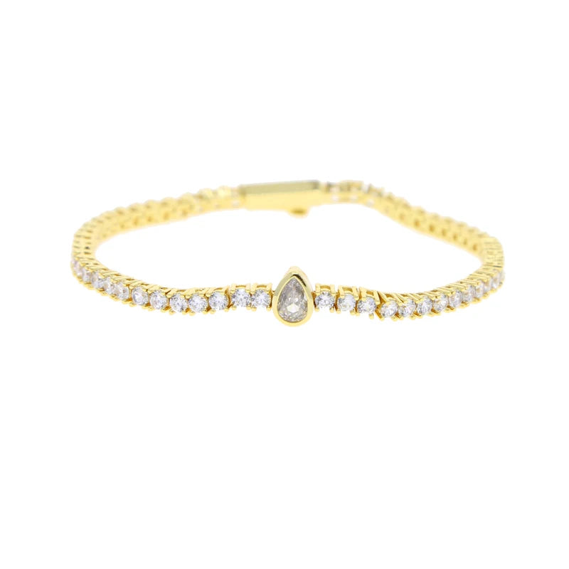 Geometric Tennis Bracelet