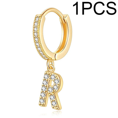 26 Letters Hoop Earrings (1pcs)