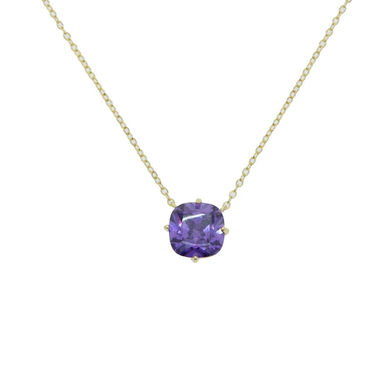 Big Geometric Tear Drop Colorful Necklace
