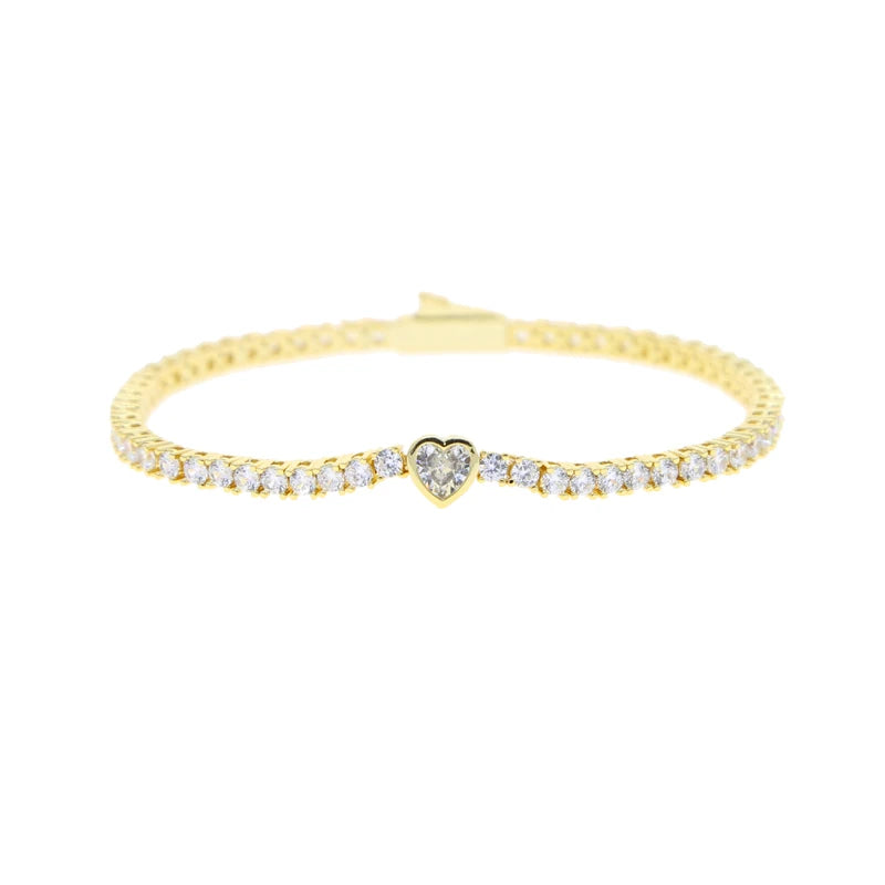Geometric Tennis Bracelet