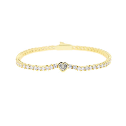 Geometric Tennis Bracelet